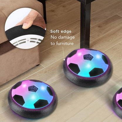 AirGlide Soccer - Hover Indoor Soccer Ball Toy with LED Lights