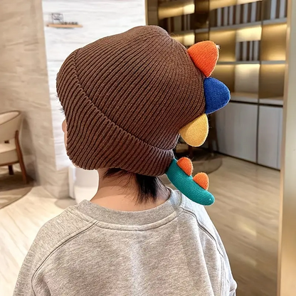 TinyDino Beanie With Cozy Earmuff For Kids 2-7 years old