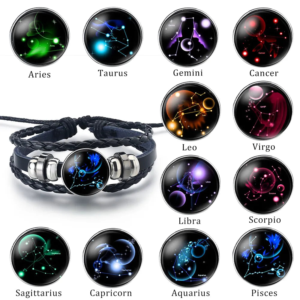 CelestialBond Zodiac Bracelet - Cosmic Charm Layers