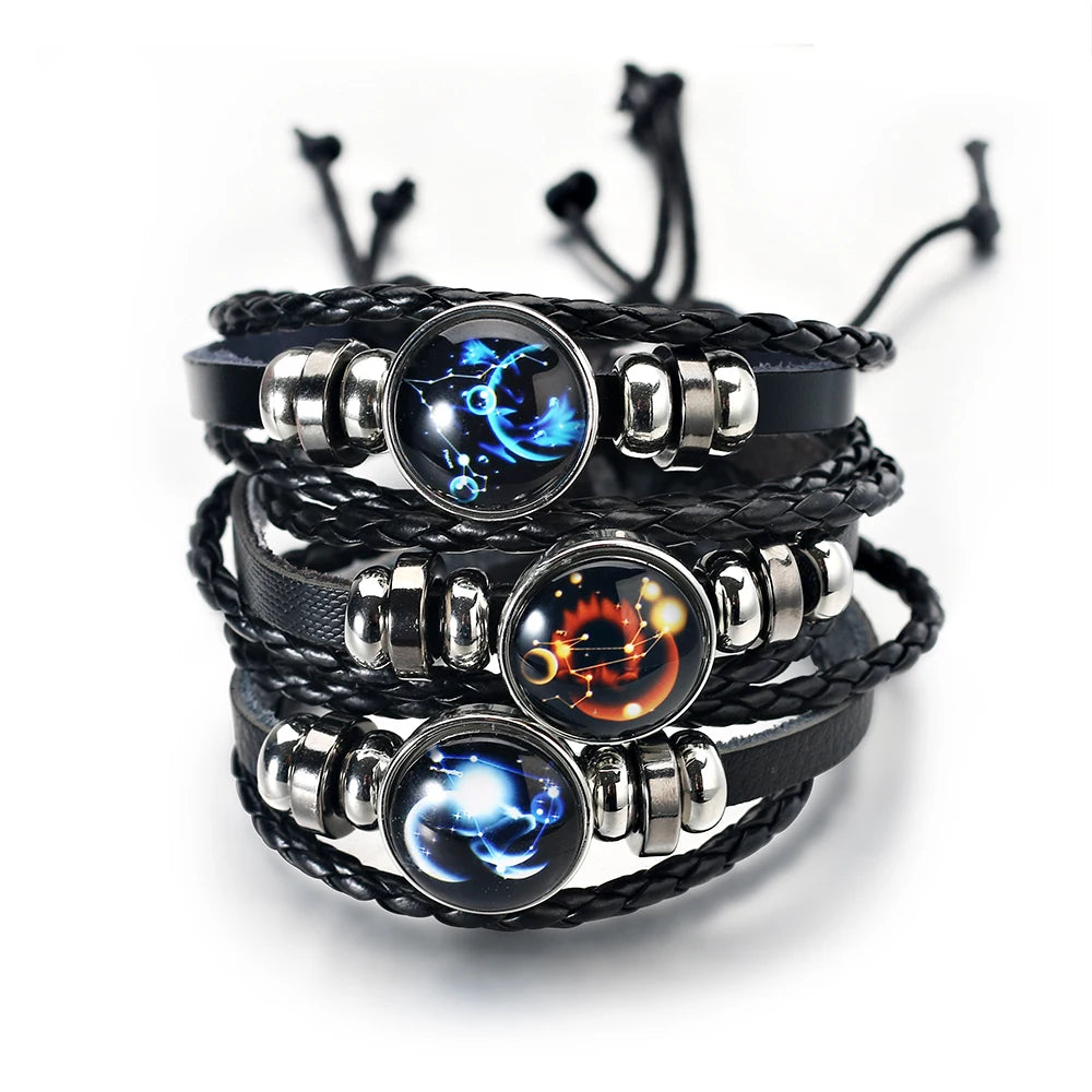 CelestialBond Zodiac Bracelet - Cosmic Charm Layers