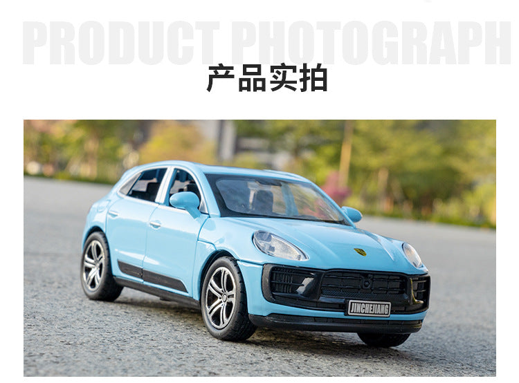 1:32 Porsche Macan T SUV Die-Cast Model Car – Pull-Back Toy with Sound & Light