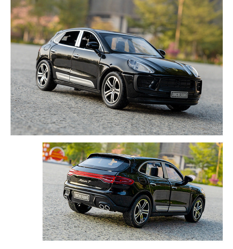 1:32 Porsche Macan T SUV Die-Cast Model Car – Pull-Back Toy with Sound & Light