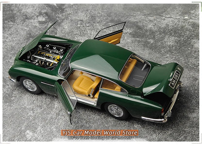 [SuperDetailed] 1:18 Aston Martin DB5 Die-Cast Model Car (British Racing Green) – Static Display Collectible