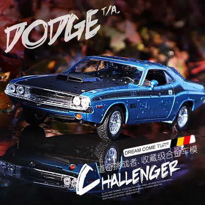 1:24 Dodge Challenger T/A 1970 Die-Cast Model Car – Classic Muscle Car Collectible