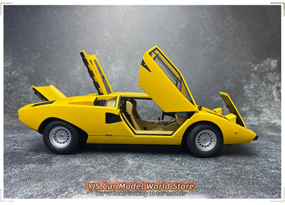 [SuperDetailed] 1:18 Lamborghini Countach LP400 Die-Cast Model Car – Sports Car Collectible