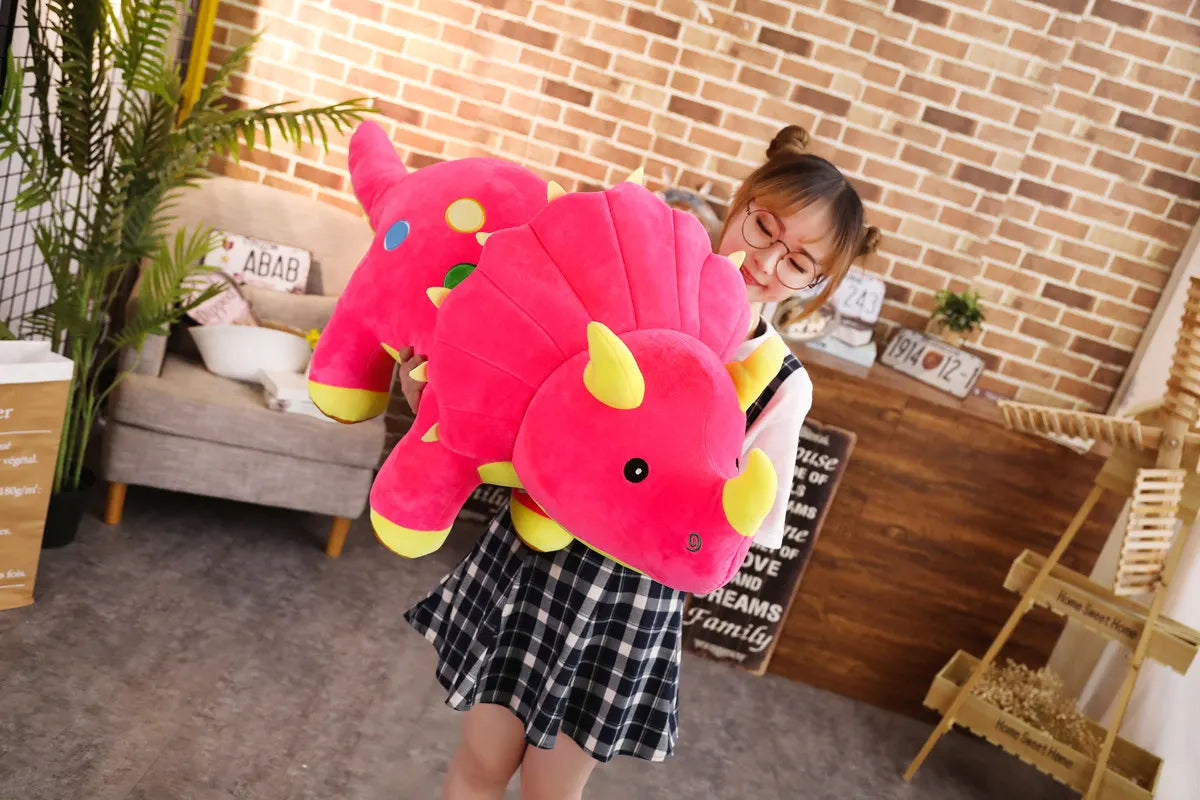 DinoSnuggle Triceratops - Gentle Giant Plush