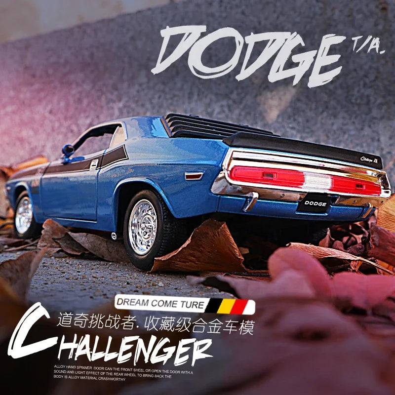 1:24 Dodge Challenger T/A 1970 Die-Cast Model Car – Classic Muscle Car Collectible