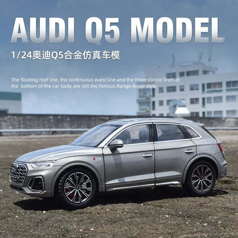 1:24 Audi Q5 SUV Die-Cast Model Car – Sound & Light High Simulation Collectible