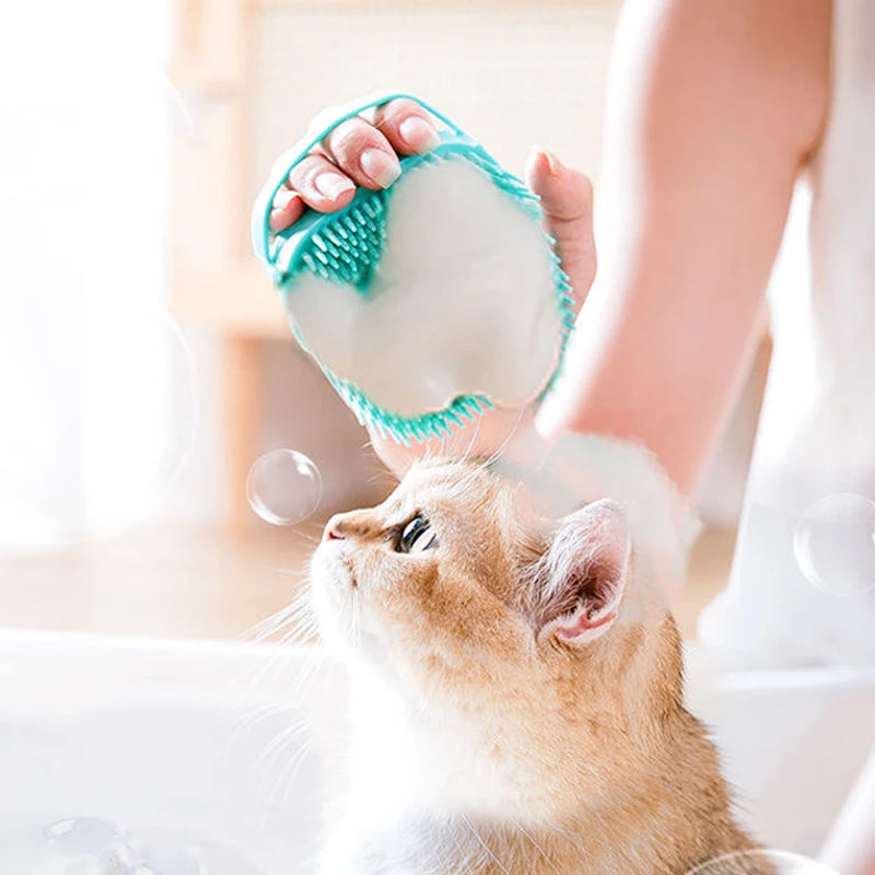 ScrubBuddy - The Gentle Silicone Pet Brush - Sorvento