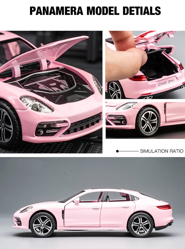 1:32 Porsche Panamera Die-Cast Model Car – Handmade Metal Collectible