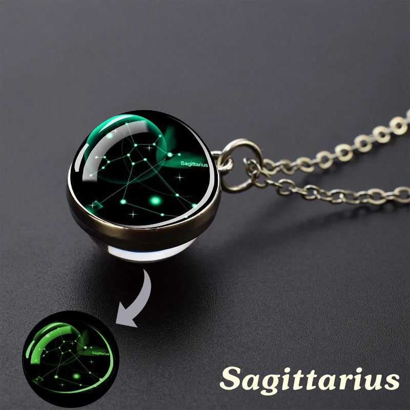 GalaxyGlow Zodiac Pendant - Guiding Star Charms