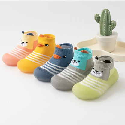 TinyTreads Animal Sock Shoes - Non-slip Playtime Comfort