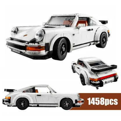 1458-Piece Porsche 911 Building Block Set – Hypercar Racing Model (10295 Compatible)