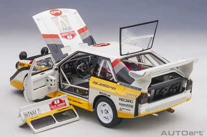 [SuperDetailed] 1:18 Audi Sport Quattro S1 Rally 1985-1987 Racing Car Model – Static Collectible