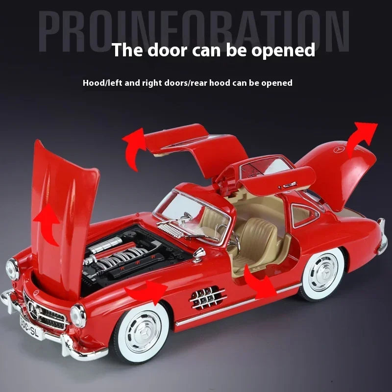 1/24 Mercedes-Benz 300SL 1936 Classic Car Model - Sorvento