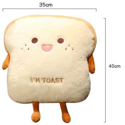 SnuggleToast Cushion - Your Cozy Bread Buddy