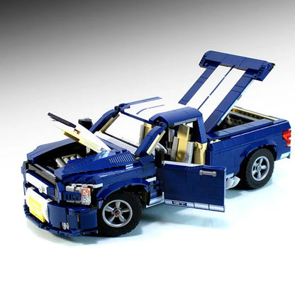 1258-Piece Ford F-150 Super Snake Pickup Truck Building Block Set