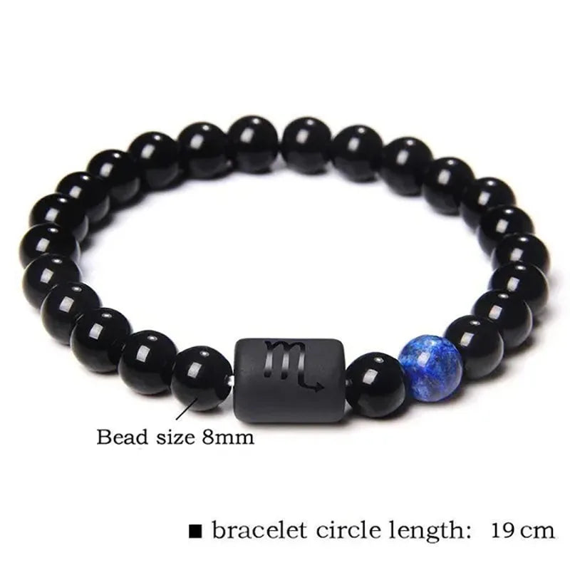 CelestialBond Bracelet - Zodiac Bead Charms