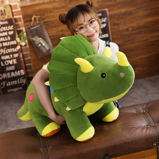 DinoSnuggle Triceratops - Gentle Giant Plush