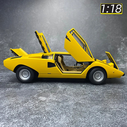 [SuperDetailed] 1:18 Lamborghini Countach LP400 Die-Cast Model Car – Sports Car Collectible