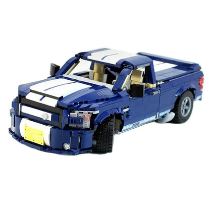 1258-Piece Ford F-150 Super Snake Pickup Truck Building Block Set