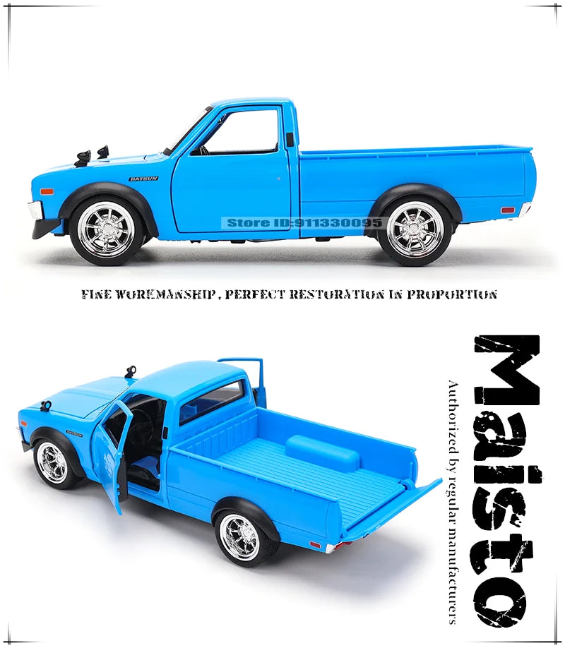 1:24 Nissan 1973 Datsun 620 Pick-Up Die-Cast Model Car – Classic Collectible