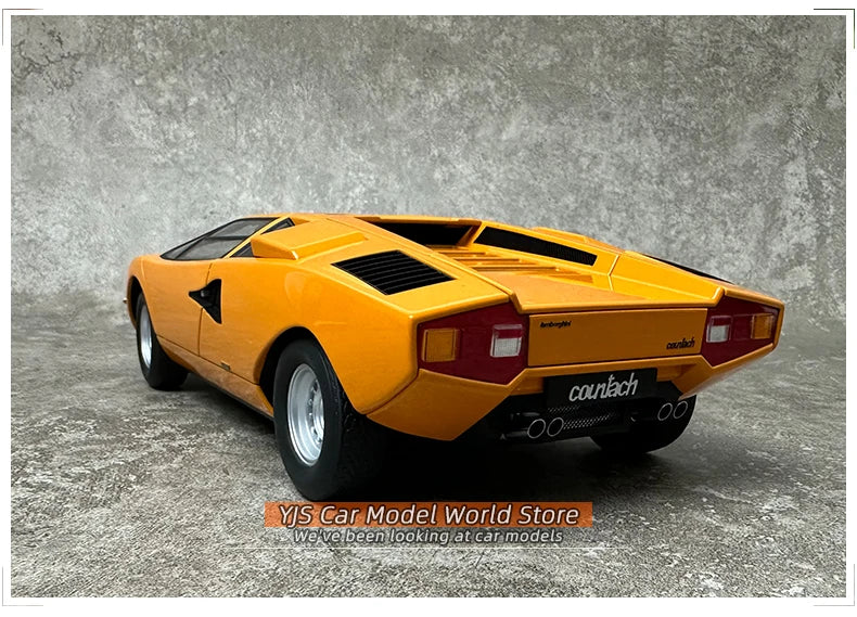 [SuperDetailed] 1:18 Lamborghini Countach LP400 Die-Cast Model Car – Sports Car Collectible