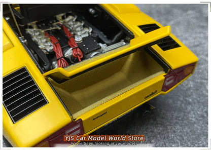 [SuperDetailed] 1:18 Lamborghini Countach LP400 Die-Cast Model Car – Sports Car Collectible