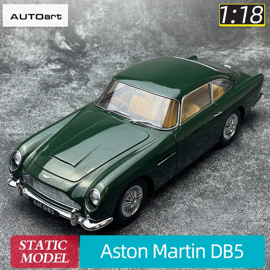 [SuperDetailed] 1:18 Aston Martin DB5 Die-Cast Model Car (British Racing Green) – Static Display Collectible