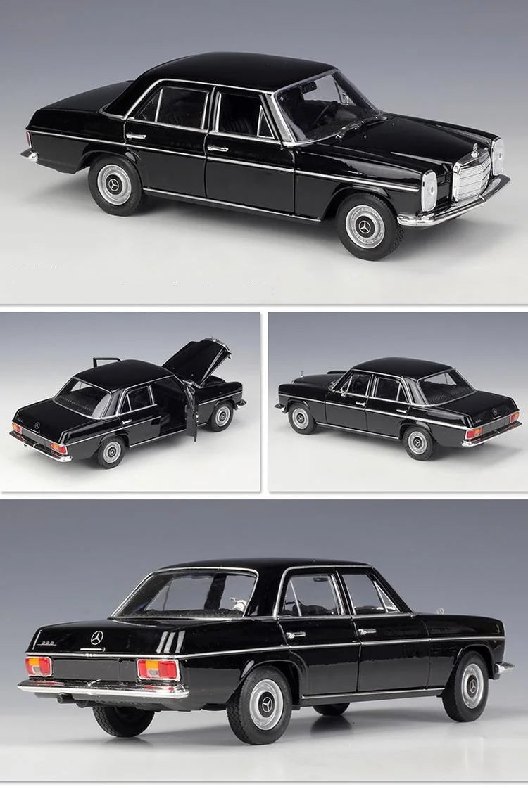 1:24 Mercedes-Benz 220 Die-Cast Model Car – Classic Retro Collectible