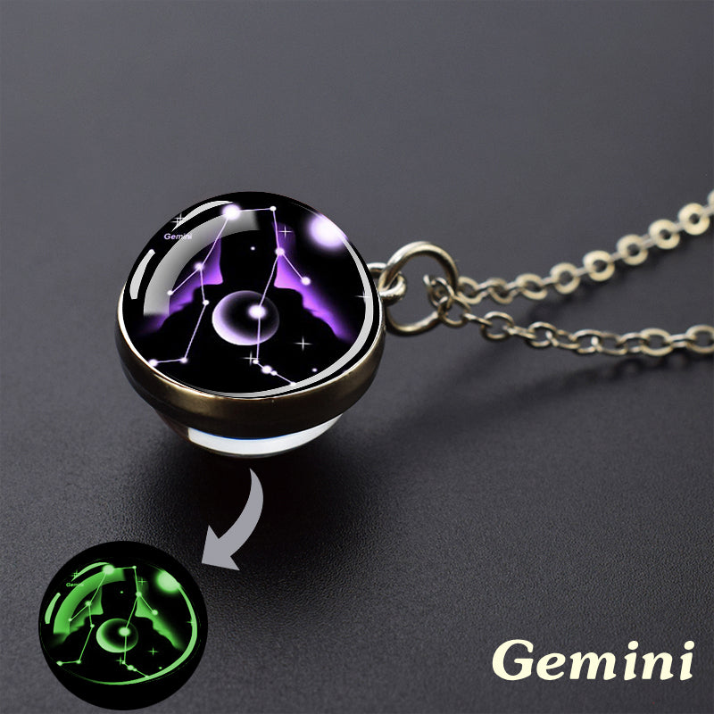 GalaxyGlow Zodiac Pendant - Guiding Star Charms