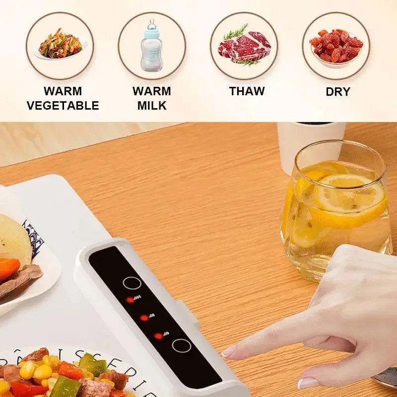 FastHeat Meal Warmer – Foldable Warming Tray with Adjustable Temperature Control