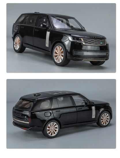 1:18 Land Rover Range Rover SV AutoBiography Die-Cast Model Car – Alloy Simulation Mini Vehicle with Sound & Light