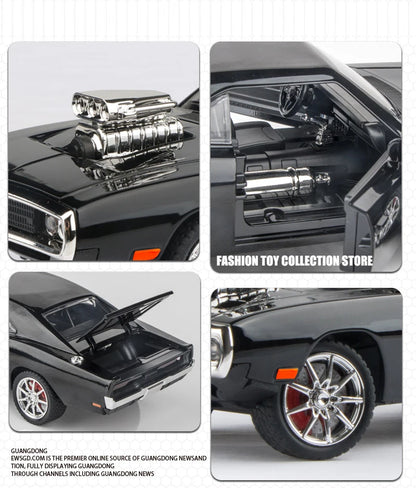 1:24 Dodge Challenger 1970 Die-Cast Model Car – Fast & Furious Edition with Sound & Light