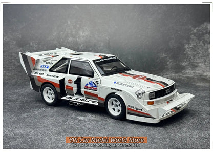 [SuperDetailed] 1:18 Audi Sport Quattro S1 Rally 1985-1987 Racing Car Model – Static Collectible