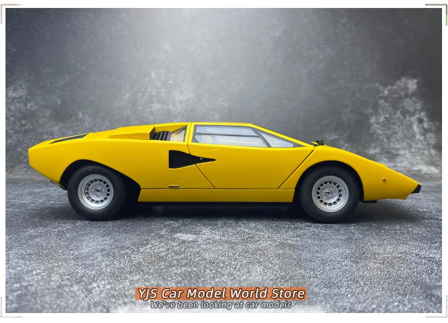 [SuperDetailed] 1:18 Lamborghini Countach LP400 Die-Cast Model Car – Sports Car Collectible