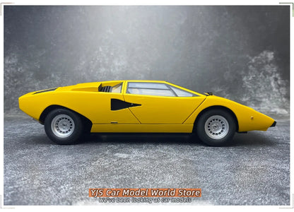 [SuperDetailed] 1:18 Lamborghini Countach LP400 Die-Cast Model Car – Sports Car Collectible