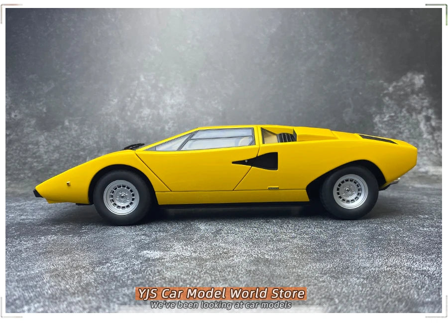 [SuperDetailed] 1:18 Lamborghini Countach LP400 Die-Cast Model Car – Sports Car Collectible