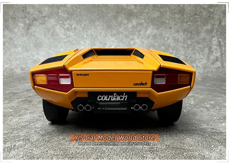 [SuperDetailed] 1:18 Lamborghini Countach LP400 Die-Cast Model Car – Sports Car Collectible