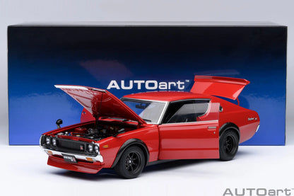 [SuperDetailed] 1:18 Nissan Skyline 2000 GT-R (KPGC110) Tuned Version Die-Cast Model – Static Display Collectible