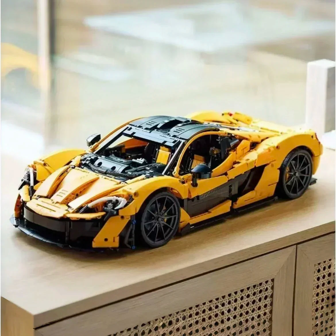 3893-Piece McLaren P1 Building Block Set – Technical Sports Car Model for Adults