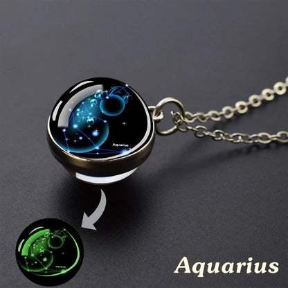 GalaxyGlow Zodiac Pendant - Guiding Star Charms