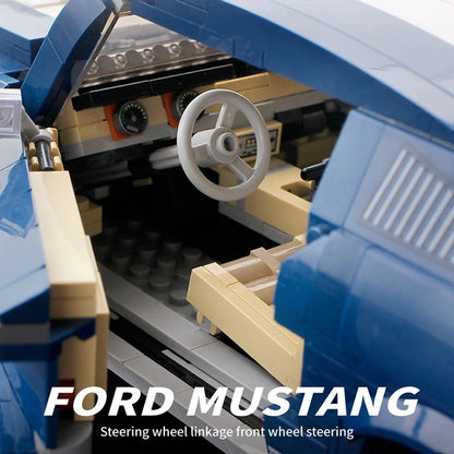 1471-Piece Ford Mustang 1967 Sports Car Building Block Set