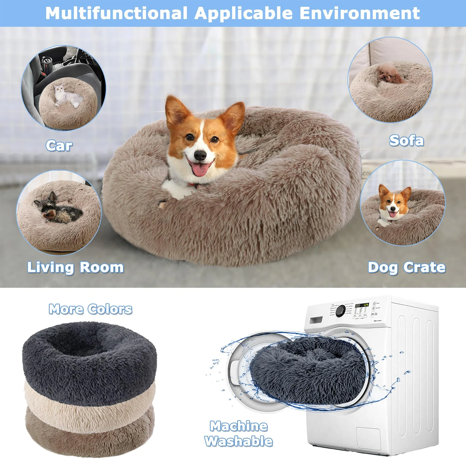 DreamWeaver Donut Bed - The Ultimate Pet Bed - Sorvento