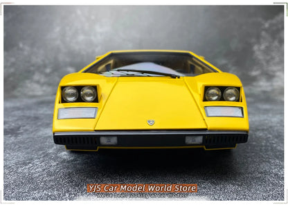 [SuperDetailed] 1:18 Lamborghini Countach LP400 Die-Cast Model Car – Sports Car Collectible