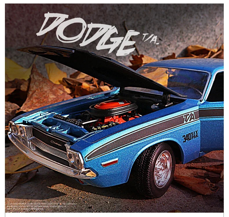 1:24 Dodge Challenger T/A 1970 Die-Cast Model Car – Classic Muscle Car Collectible