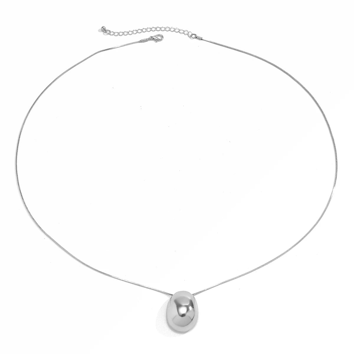 VogueEllipse Pendant - Graceful Long Chain