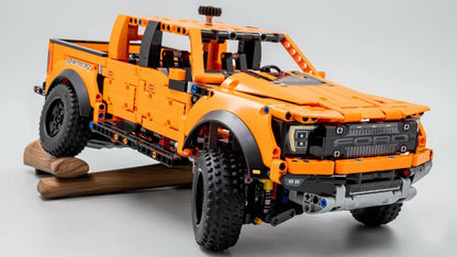 1379-Piece Ford Raptor F-150 Pickup Truck Building Block Set – Racing Model