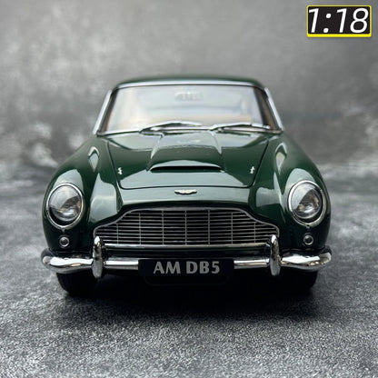 [SuperDetailed] 1:18 Aston Martin DB5 Die-Cast Model Car (British Racing Green) – Static Display Collectible