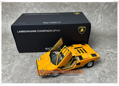 [SuperDetailed] 1:18 Lamborghini Countach LP400 Die-Cast Model Car – Sports Car Collectible